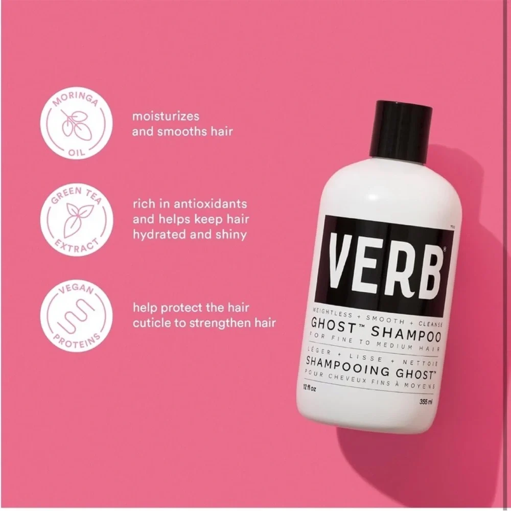 Verb Ghost Shampoo Conditioner Oil & Volume Dry Texture Spray Travel Set
